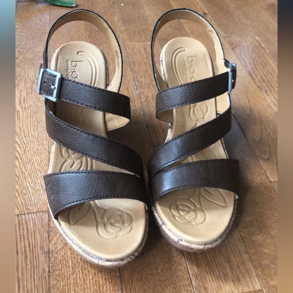 b.ø.c. Coffee Schirra Wedge Sandals - Picture 7 of 12